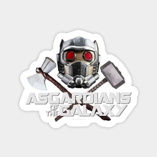 Asgardians Of The Galaxy skull Sticker